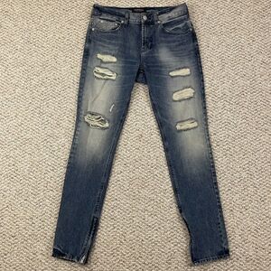 PacSun Blue Vertical Stretch Jeans